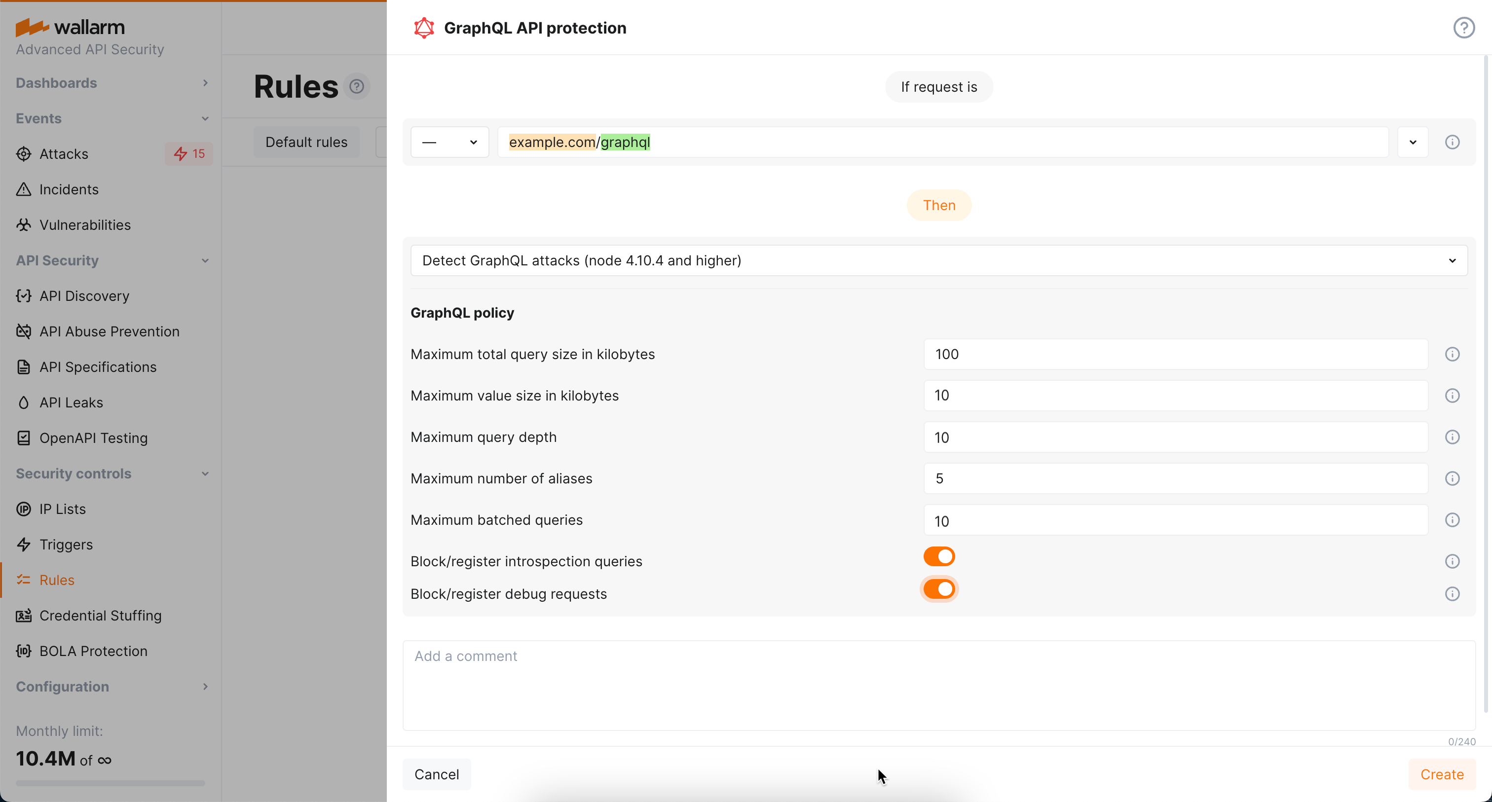 GraphQL Policy for your endpoints